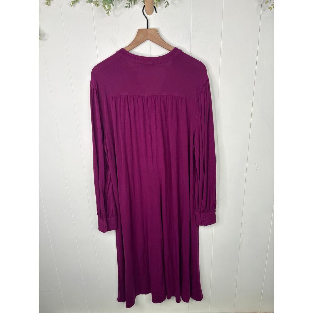 Universal Standard Gramercy Liquid Jersey Midi Dress Large Purple Casual - Picture 8 of 10